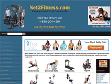 Tablet Screenshot of net2fitness.com